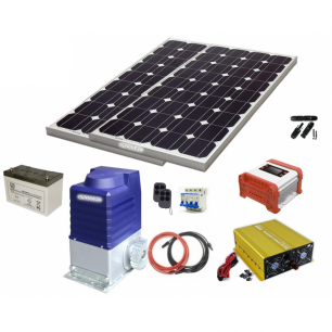 Kit Motor 2000KG Solar Uso Condominio 50 Aperturas  Diarias