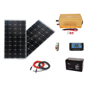 Kit Solar Basico 700W Iluminacion y TV