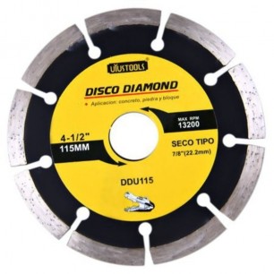 Disco Diamantado Concreto Uyustools 4 1/2"