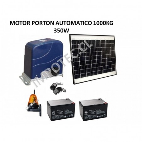 Kit Portón Automático Solar 1000KG