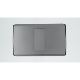 Placa Simple Enchufe o Interruptor UltraSmart Grey