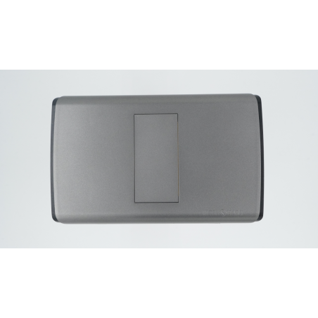 Placa Simple Enchufe o Interruptor UltraSmart Grey