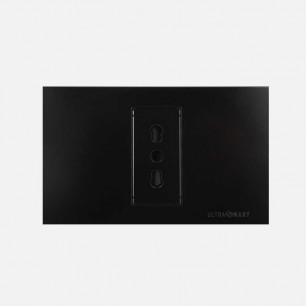 Tomacorriente Simple 10A/16A UltraSmart Black