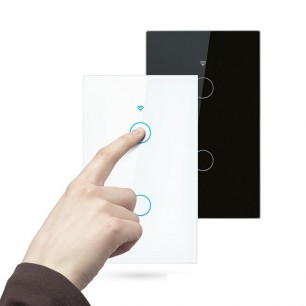Smart Switch 2 Canales Blanco Para Alarma G90 Plus