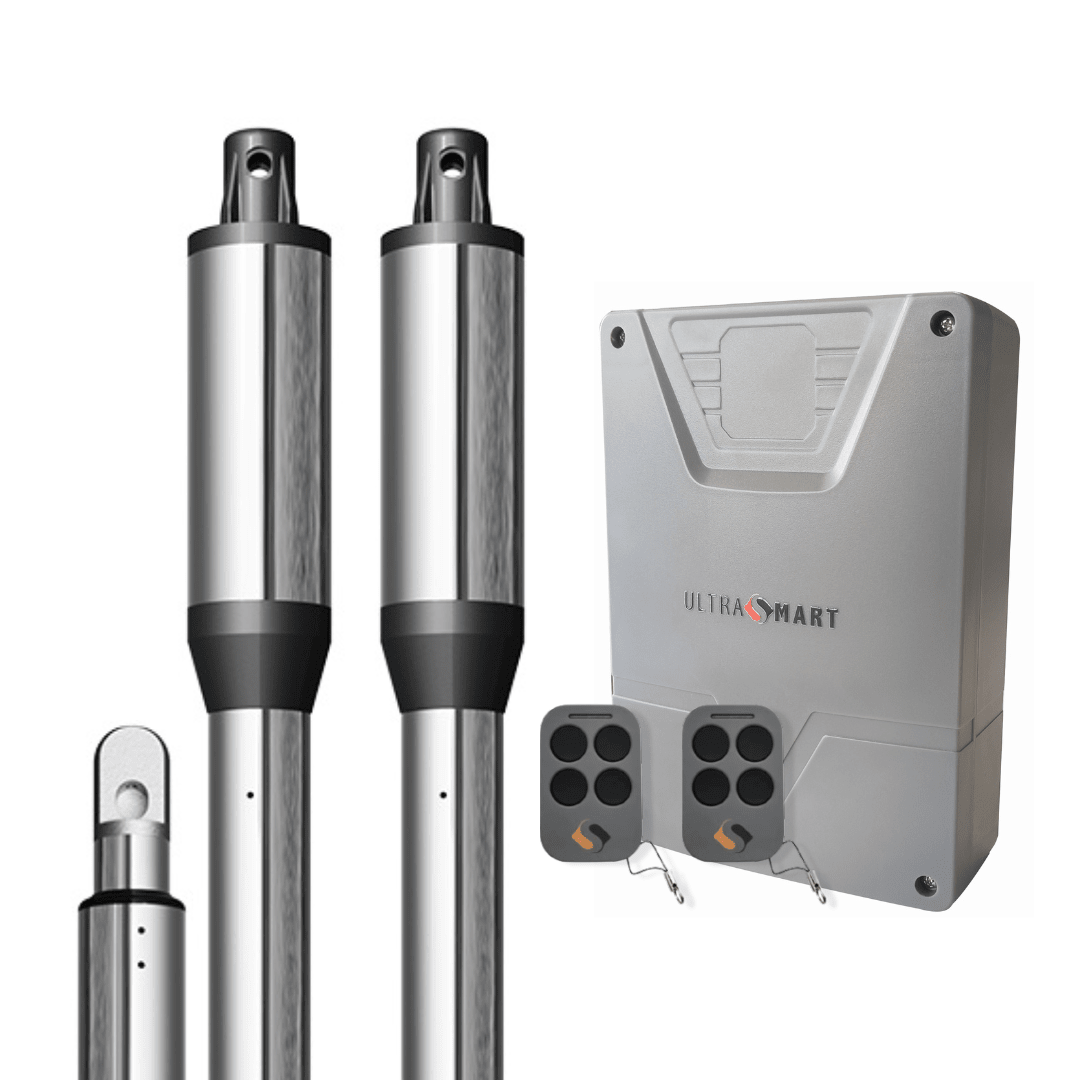 KIT PORTON AUTOMATICO BATIENTES 2 HOJAS 200KG 2.5MT