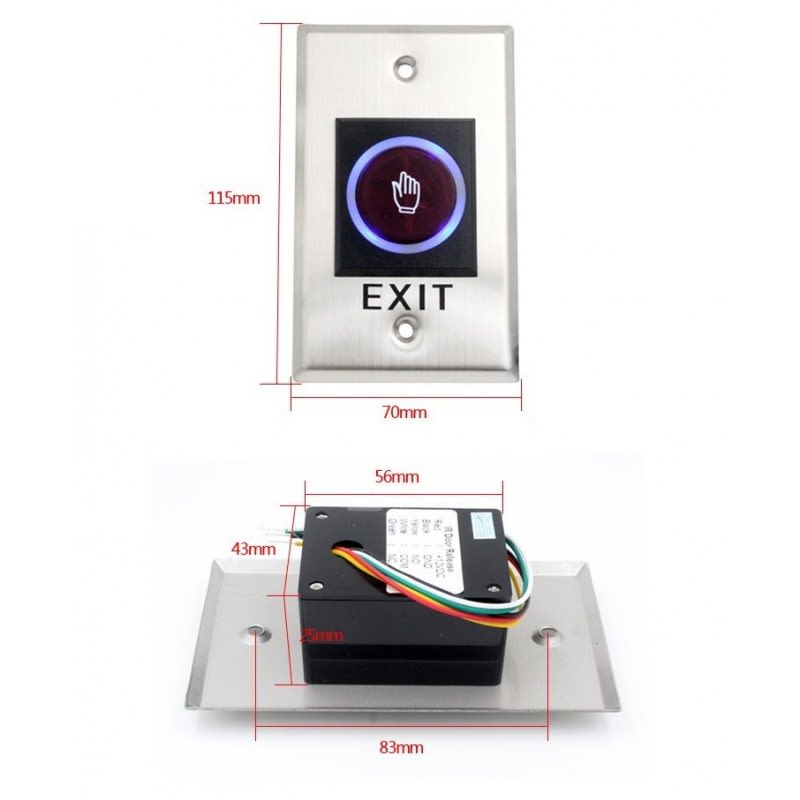 Boton Exit No Touch