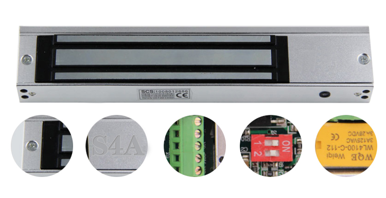 Cerradura Retenedor Electromagnetica 500KG - Imagen 4