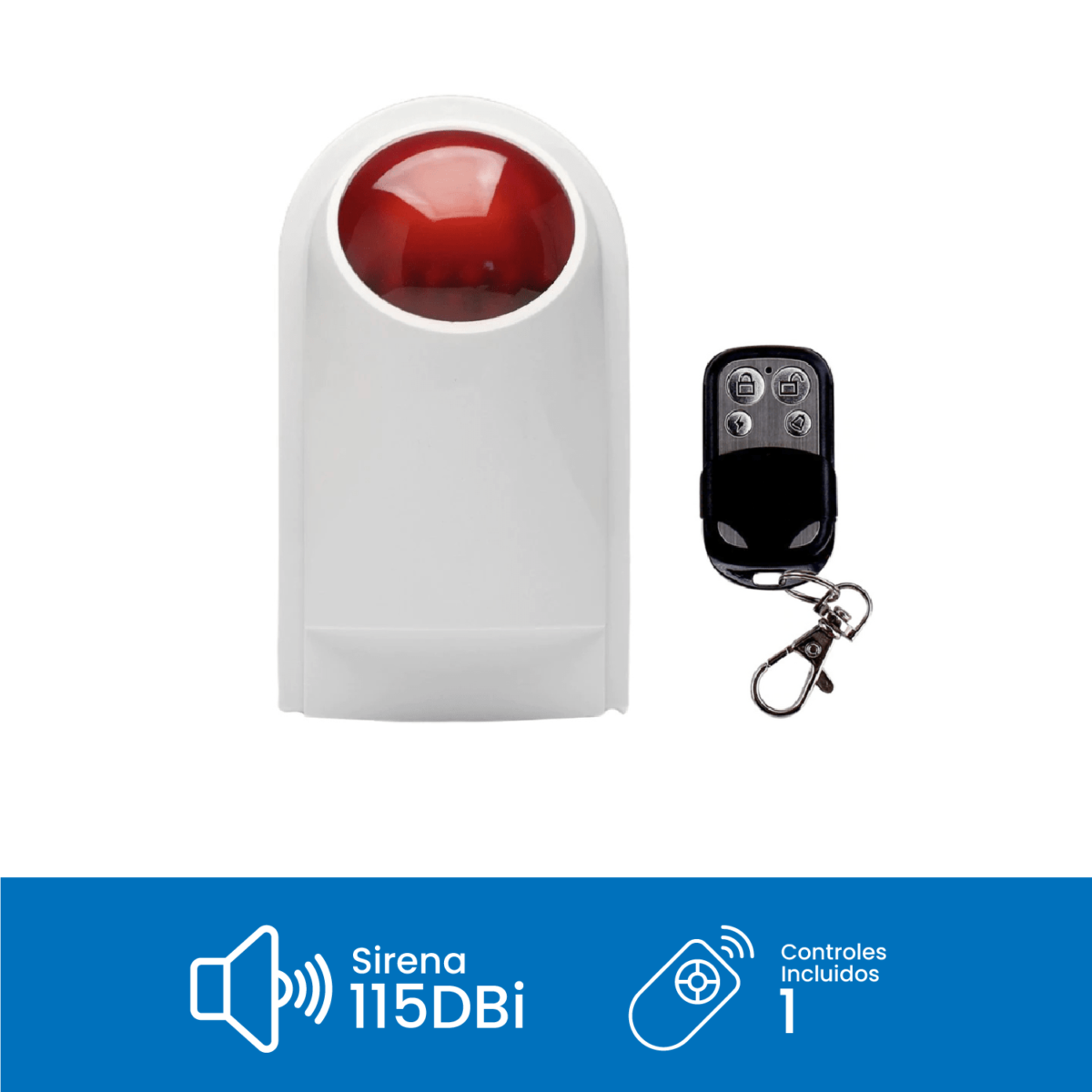 Alarma Comunitaria con Boton de Panico 115DB