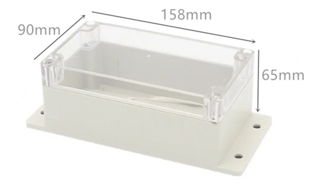 Caja estanca – tapa transparente 158x90x65mm - Imagen 3