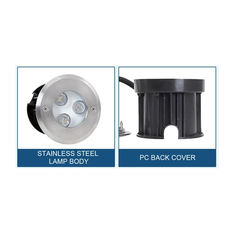 Foco Piscina LED 3x3W AC 12V