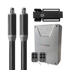 Kit Porton Batiente 2 Hojas 150kg 200cm + Cerradura
