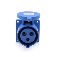 Enchufe Industrial Hembra Embutido 16A 220V 2P+T STANFORD - Imagen 3