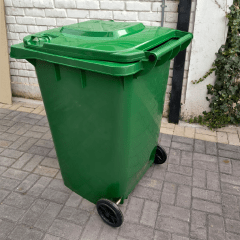 Contenedor Basura 360 litros HDPE Basurero Municipal - Imagen 2