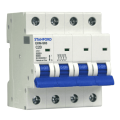 Interruptor Automático 4x20A 6KA Curva C STANFORD