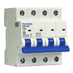 Interruptor Automático 4x63A 6KA Curva C STANFORD