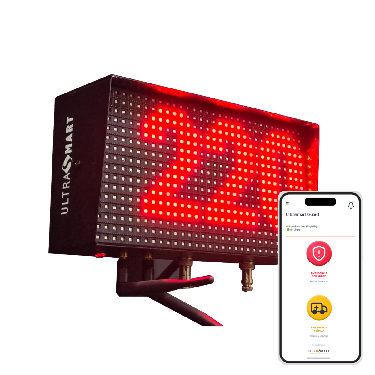 Display Identificador de Alarma Comunitaria 4G