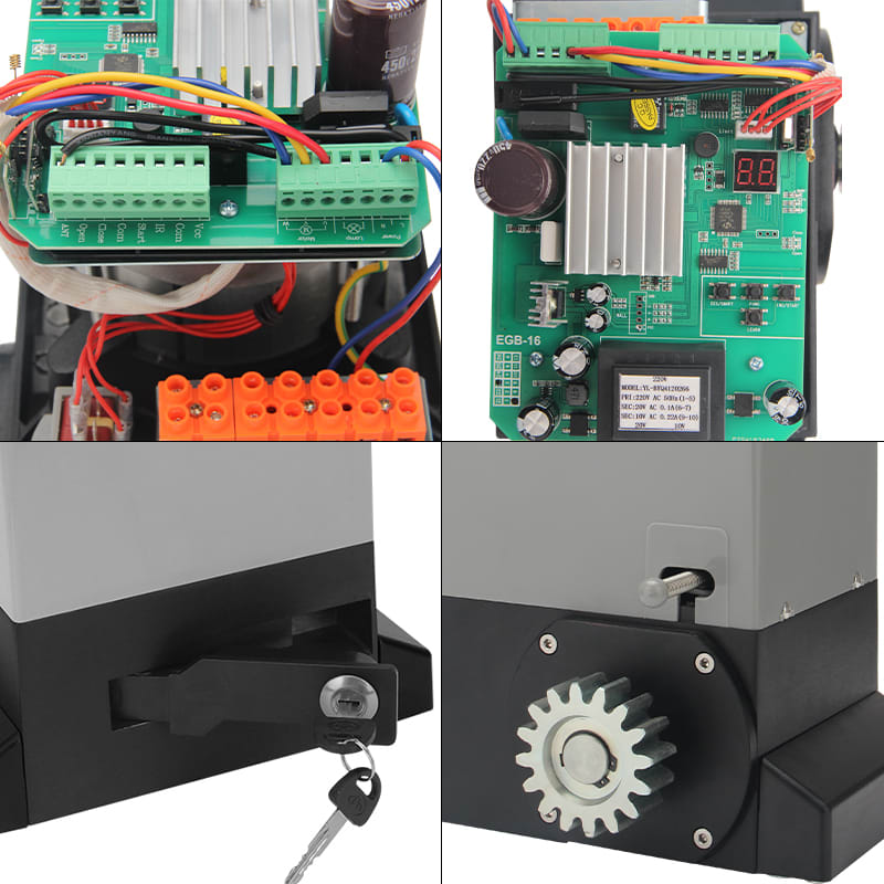 Kit Motor Porton Automatico 2500kg Uso Condominio - Imagen 4
