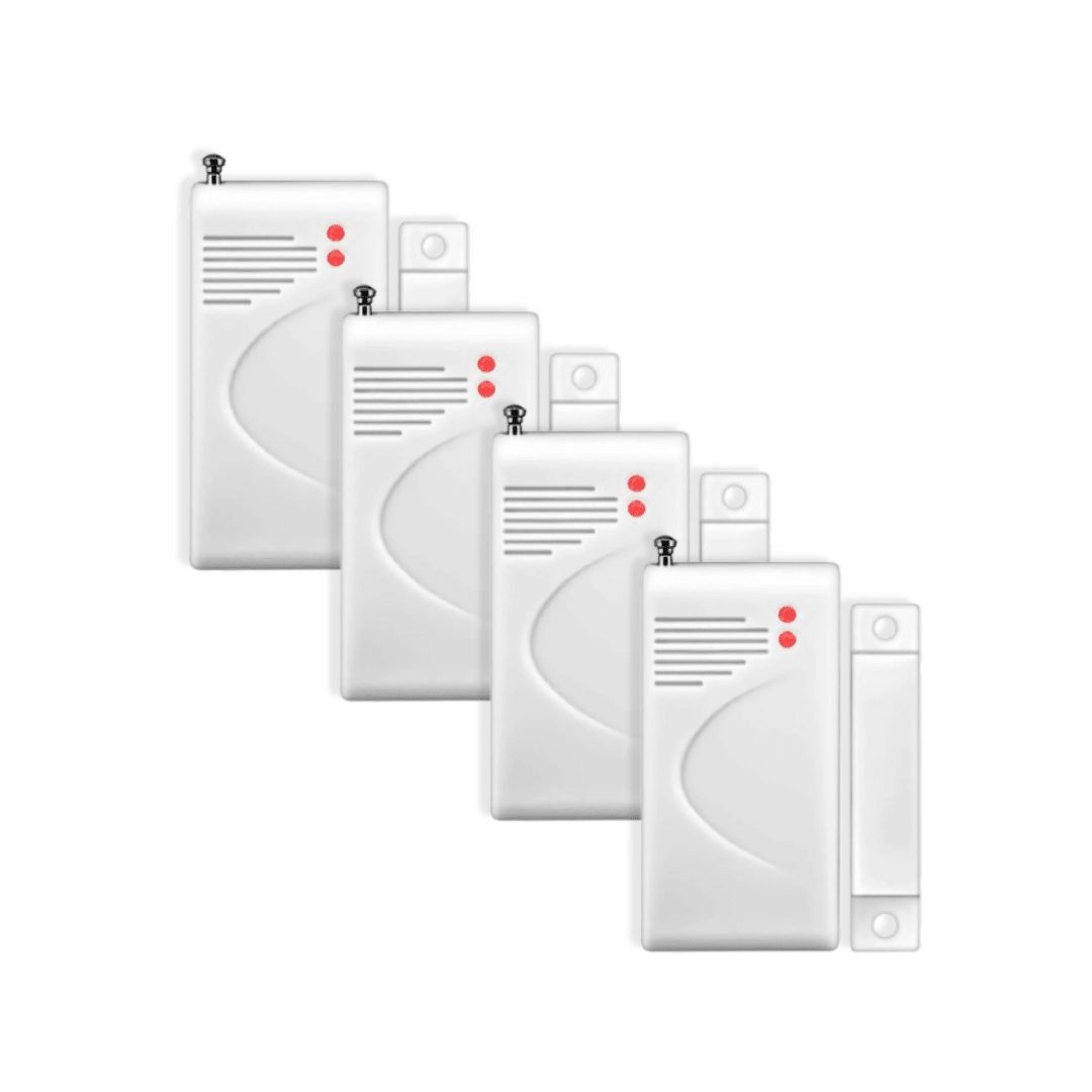 Pack 4 Sensores Magnético Inalámbrico Alarma 4G / WIFI / GSM