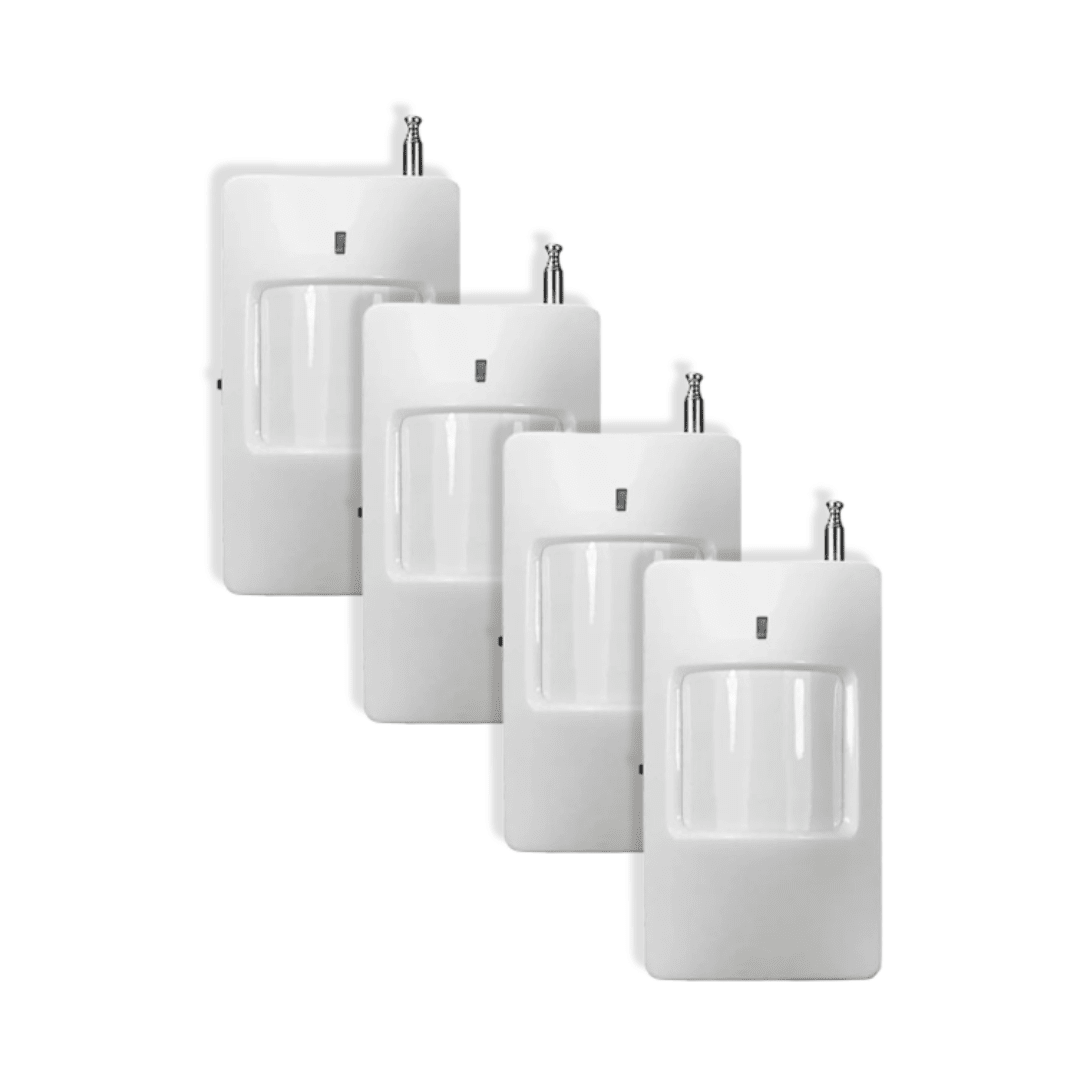 Pack 4 Sensores Movimiento Inalámbrico Con Antena