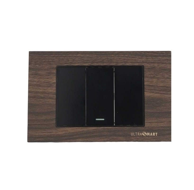 Interruptor Conmutador Simple 9/24 UltraSmart Wood