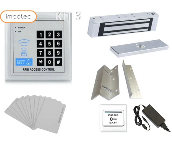 Control De Acceso Con Cerradura 180 Kilos (Kit 3)