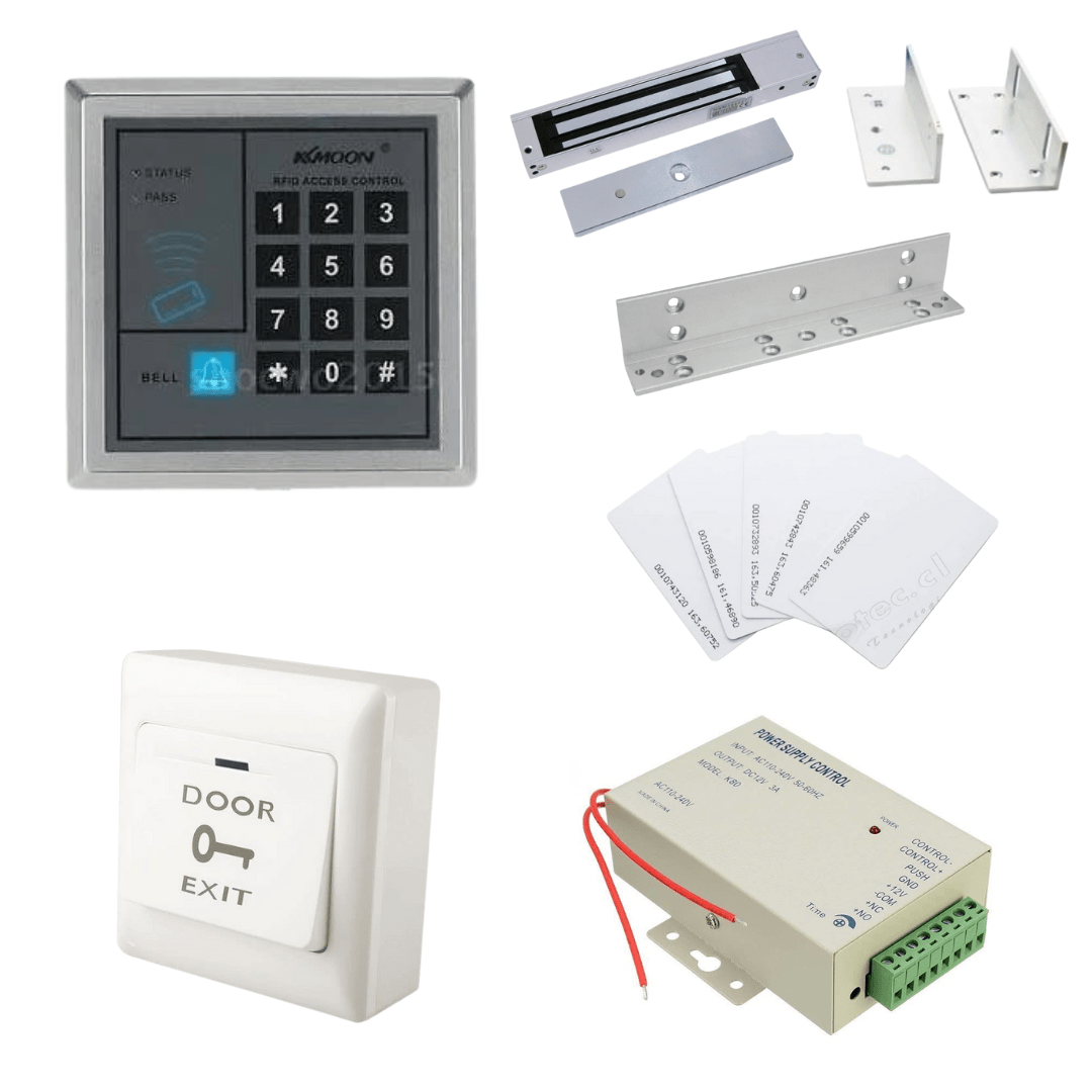 Control De Acceso Con Cerradura 180 Kilos (Kit 4)