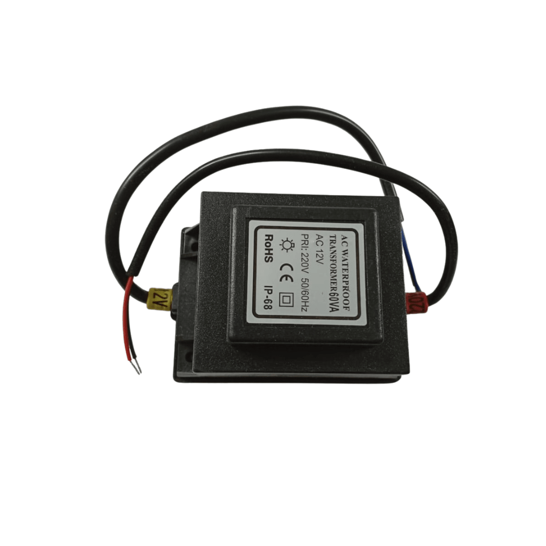 Transformador focos Piscina 60W AC220V-AC12V Carcasa Protectora