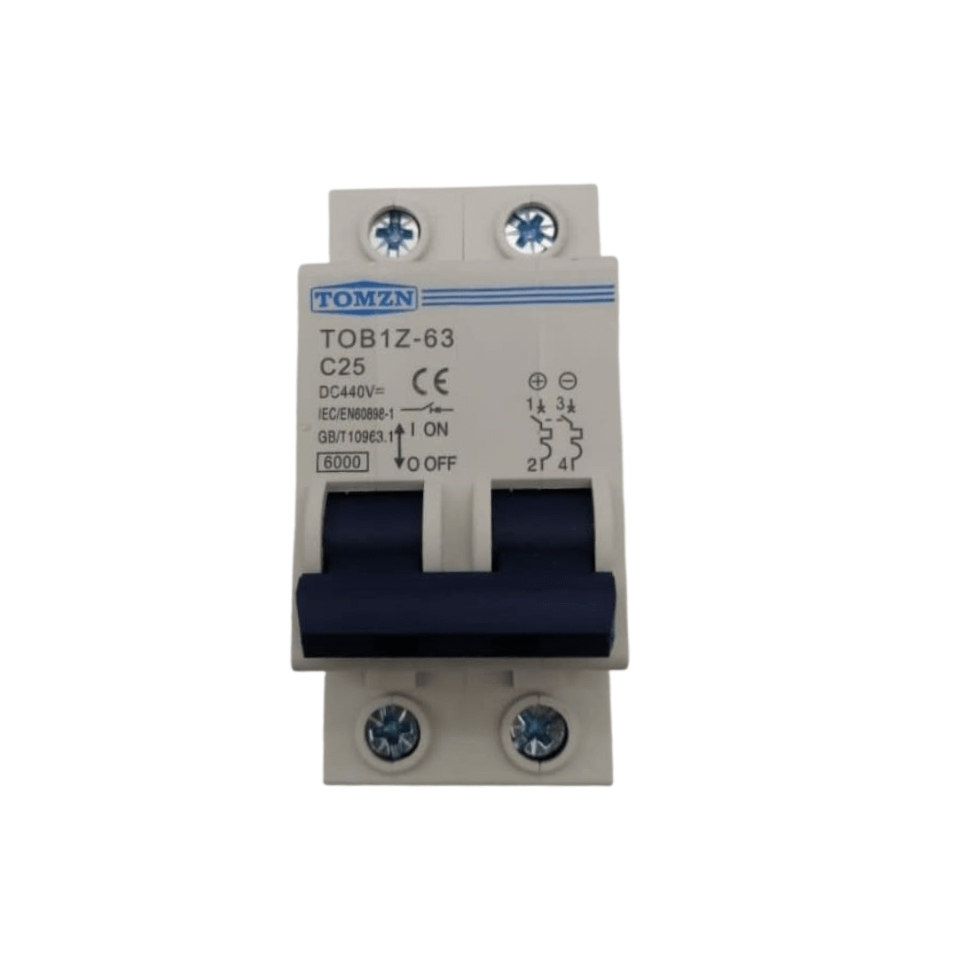 Disyuntor Automatico Solar Fusible 2 Polos 25A