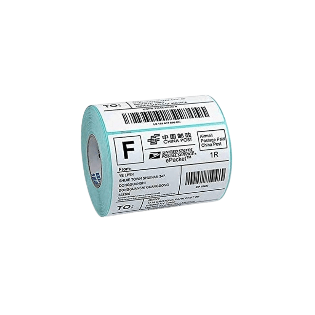 Rollo Etiquetas Térmicas Adhesivas 100mm x 100mm (500 unidades) - Imagen 2