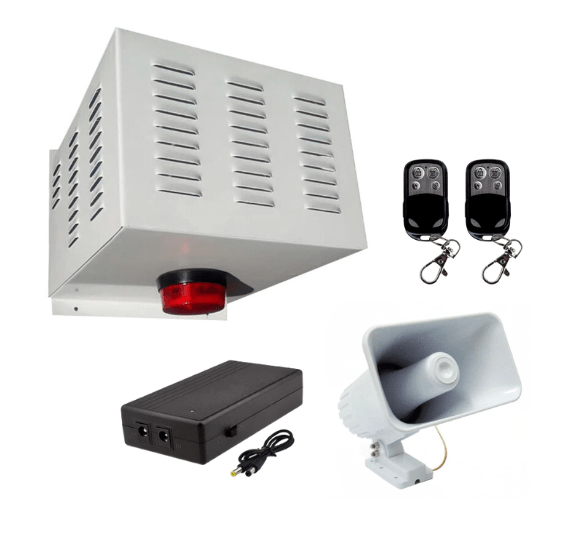 Alarma Comunitaria 130dB 30W + UPS de Respaldo
