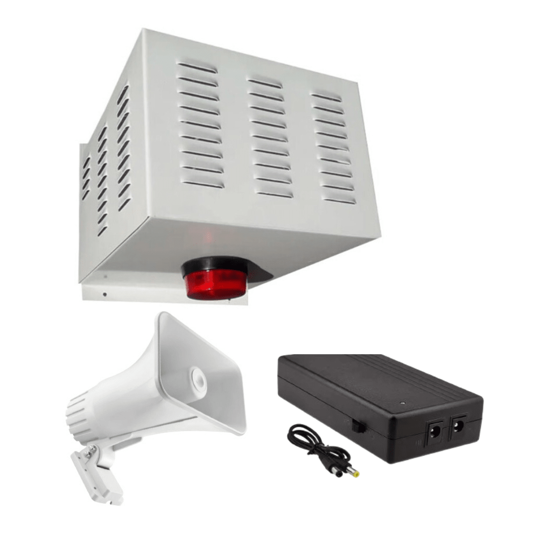 Sirena 30W Inalámbrica Para Alarma Wifi 4G + UPS Respaldo