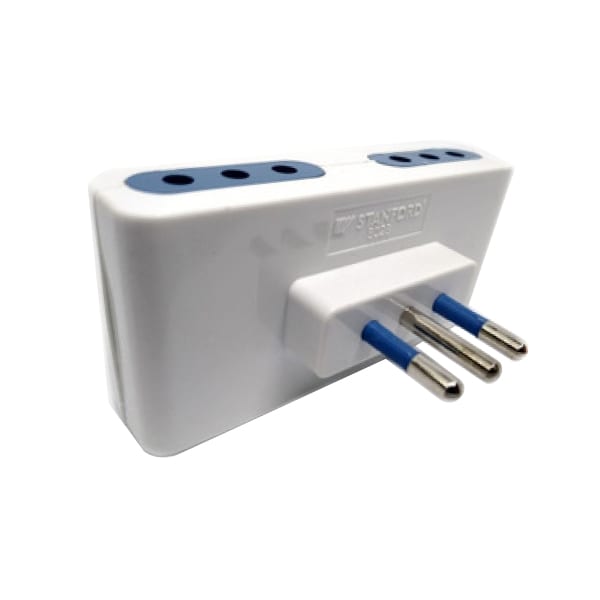 Enchufe Adaptador Cuatro Tomas 10A 250V STANFORD