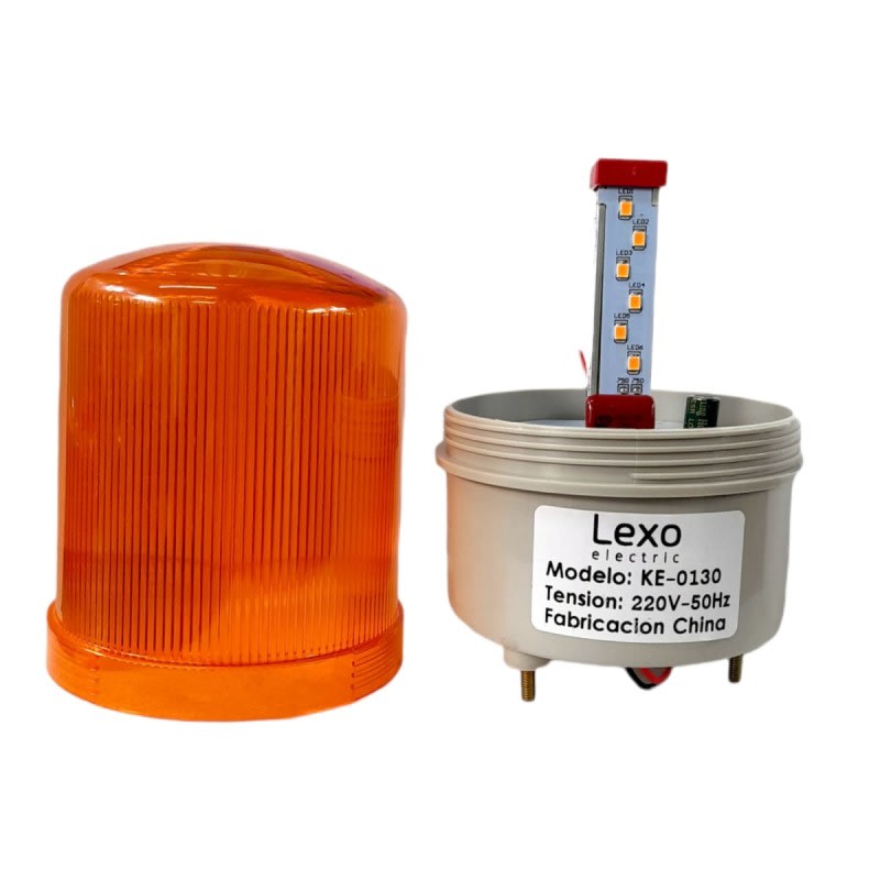 Baliza Giratoria Led 220v Amarillo