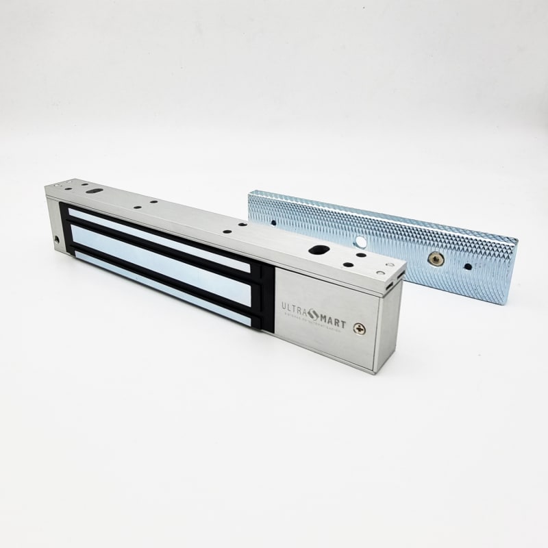 Cerradura Magnética 280 kg 12V/24V con Timer y Estado de Puerta