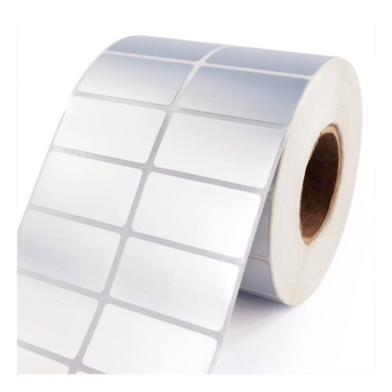 Rollo Etiquetas Metalizadas 40x30mm 2 Columnas 2500 Unidades
