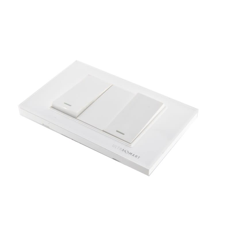 Interruptor 9/12 2 Modulos Linea Crystal