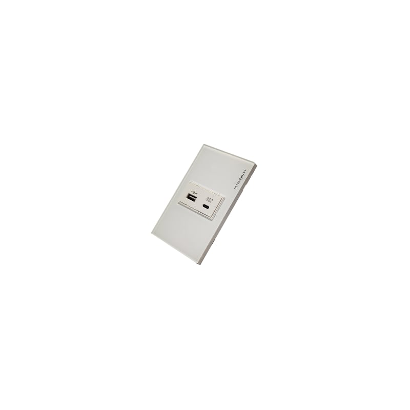 Cargador USB + Tipo C Muro Linea Crystal