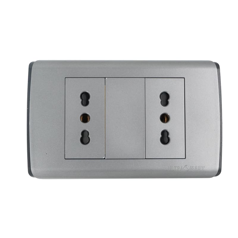 Tomacorriente Doble 10A/16A UltraSmart Grey