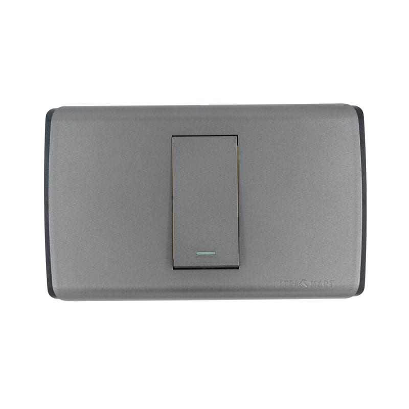 Interruptor Conmutador Simple 9/24 UltraSmart Grey