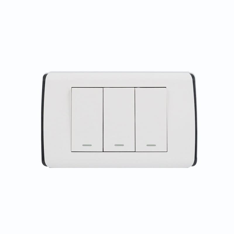 Interruptor Triple 9/12 UltraSmart Style White