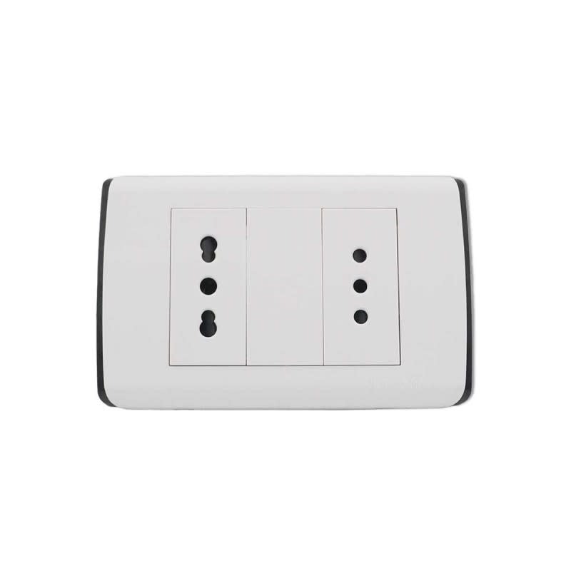Tomacorriente Simple 10A+16A/250V UltraSmart Style White