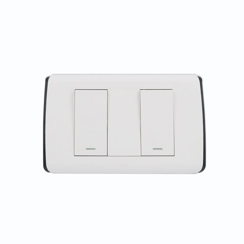 Interruptor Conmutador Doble 9/24 Ultra smart Style White
