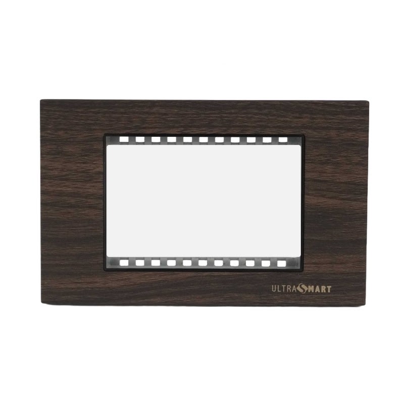 Placa Doble Triple Enchufe o Interruptor UltraSmart Wood