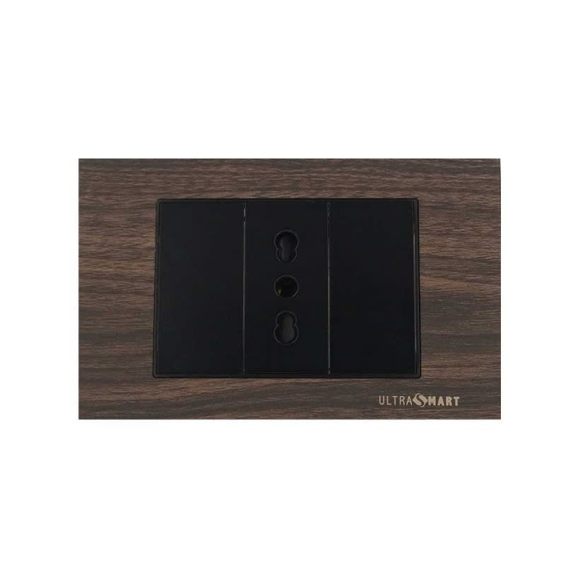 Tomacorriente Simple 10-16A/250V Wood