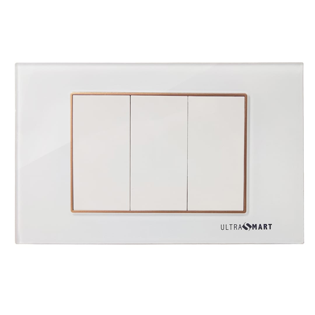 Tapa Doble Triple Enchufe o Interruptor Linea Crystal Advantage