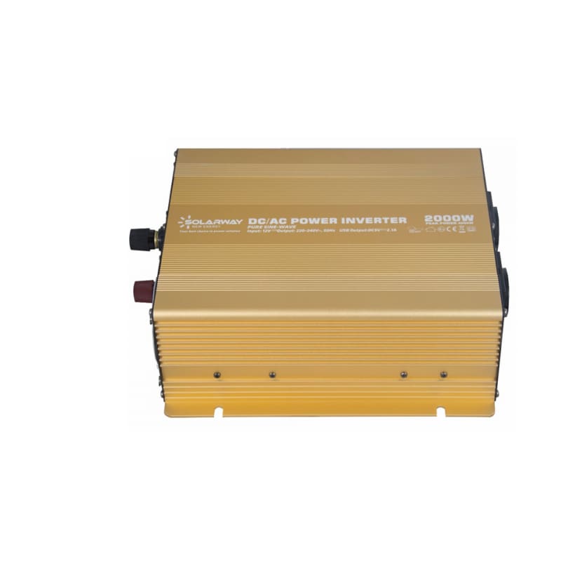 Inversor de Corriente de Onda Pura Senoidal 2000W DC 12V a AC 220V 50HZ - Imagen 3