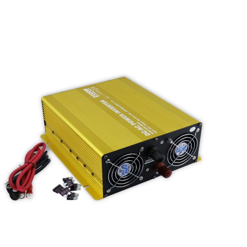 Inversor de Corriente de Onda Pura Senoidal 2000W DC 12V a AC 220V 50HZ - Imagen 5