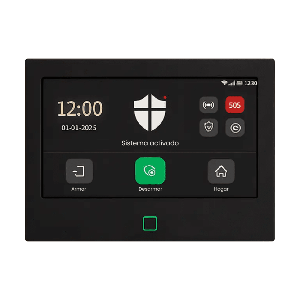 Kit de alarma WiFi + 4G con panel táctil