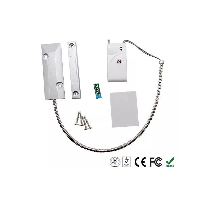Sensor Magnético Inalámbrico Cortinas Metalicas Alarma GSM - Imagen 2