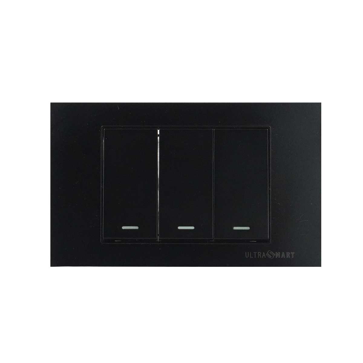 Interruptor Conmutador Triple 9/24 UltraSmart Black